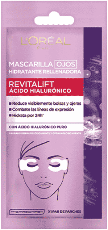 MASCARILLA OJOS L'OREAL ÁCIDO HIALURONICO